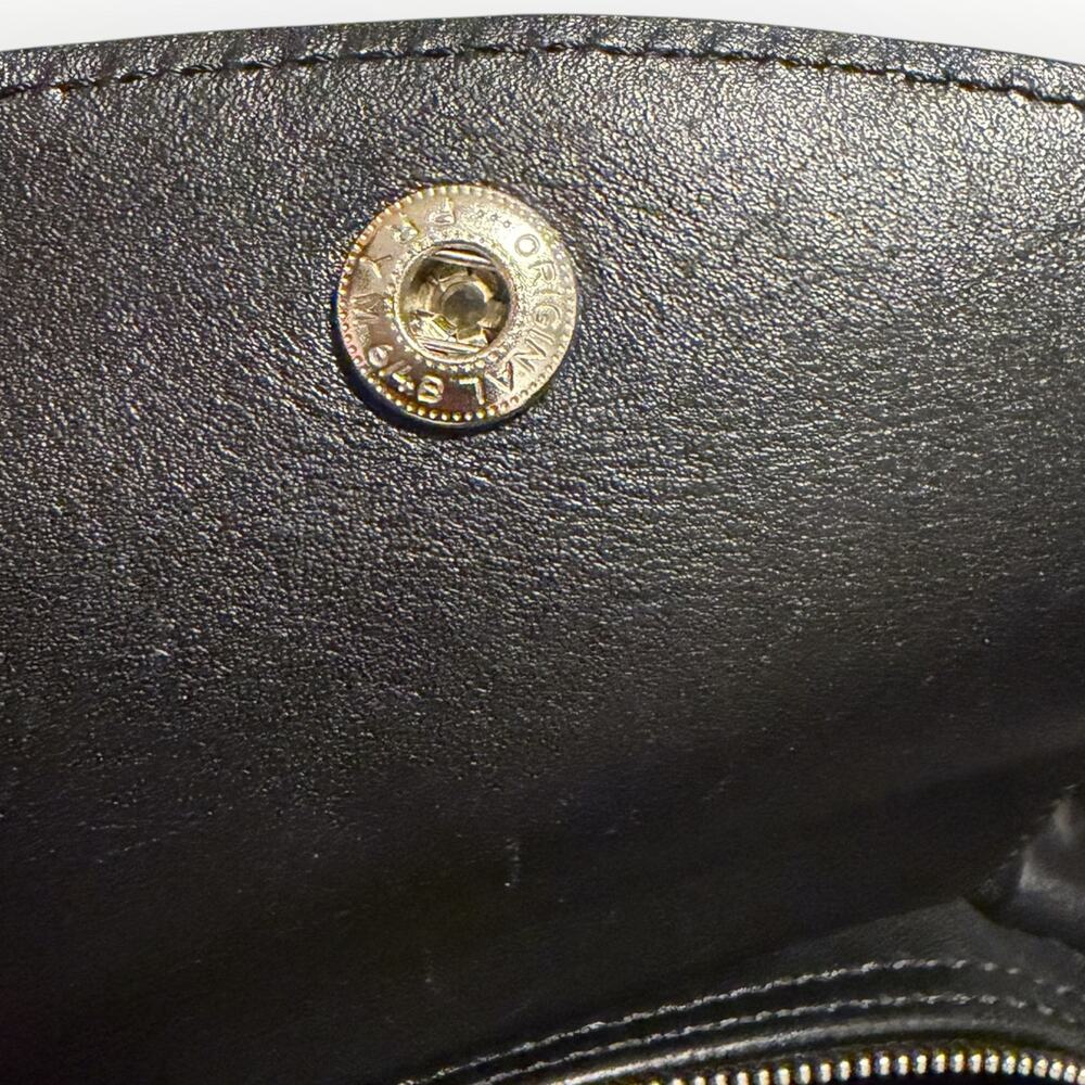 Longchamp Black Leather Top-Handle Satchel with Removable Strap - Picture 11 of 12